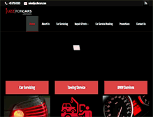 Tablet Screenshot of juzzforcars.com